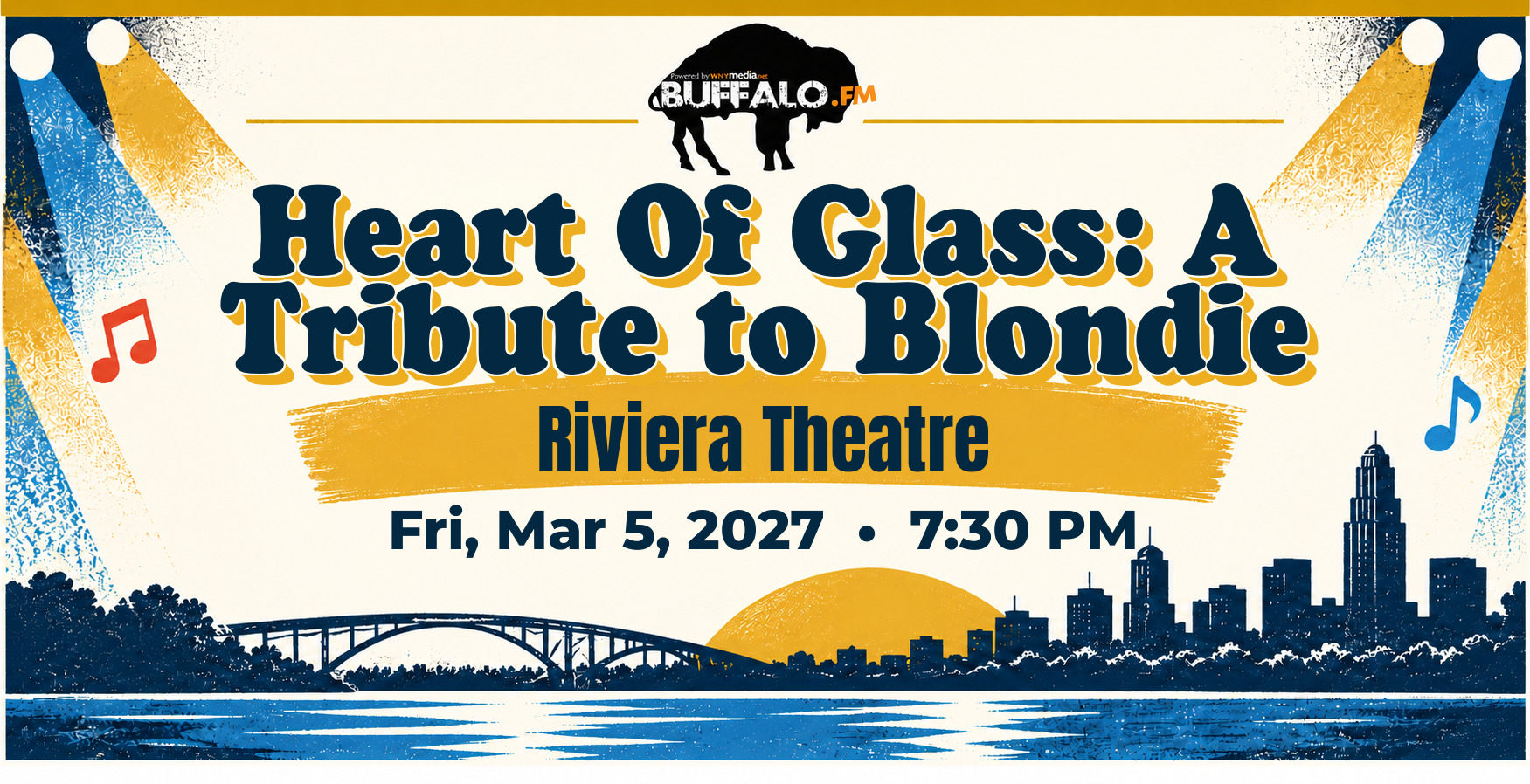 Heart Of Glass: A Tribute to Blondie at Riviera Theatre, Fri, Mar 5, 2027, 7:30 PM