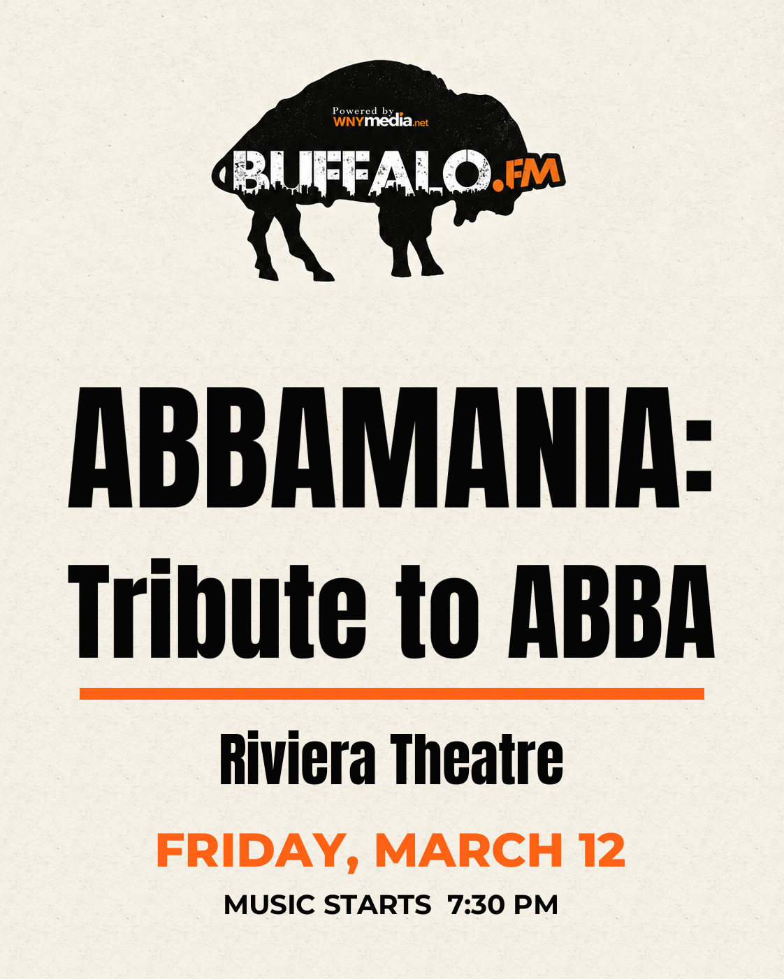 ABBAMANIA: Tribute to ABBA at Riviera Theatre, Friday, March 12, 7:30 PM