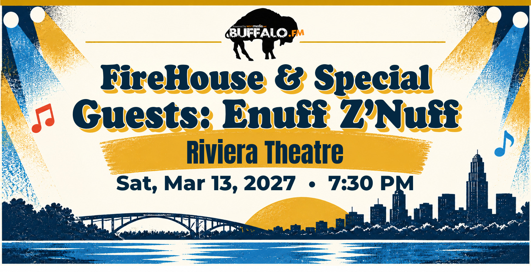 FireHouse & Special Guests: Enuff Z’Nuff at Riviera Theatre, Sat, Mar 13, 2027, 7:30 PM