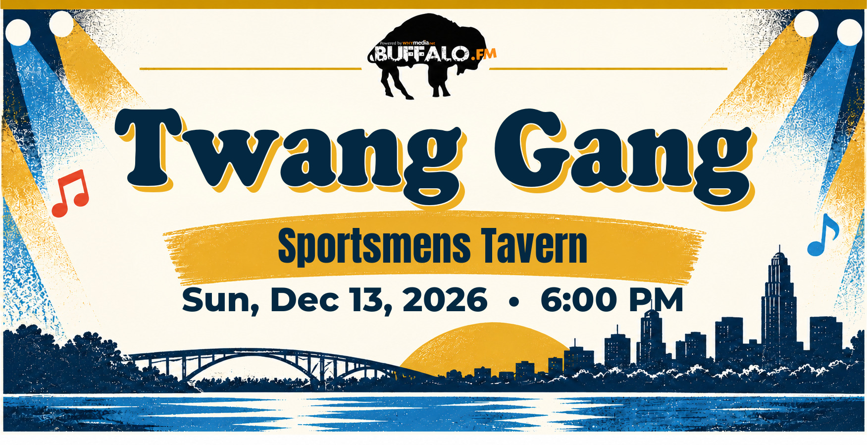 Twang Gang at Sportsmens Tavern, Sun, Dec 13, 2026, 6:00 PM