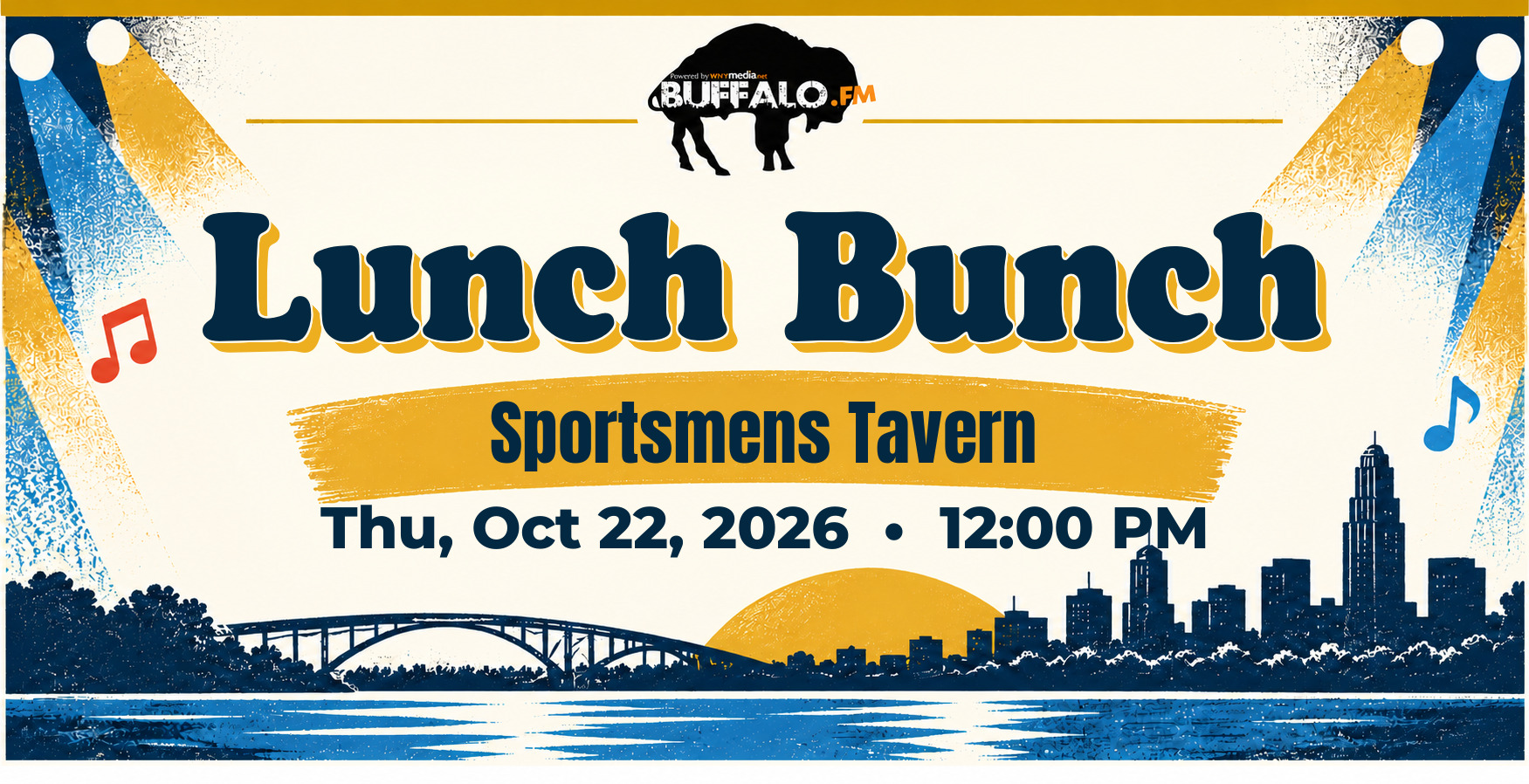 Lunch Bunch at Sportsmens Tavern, Thu, Oct 22, 2026, 12:00 PM