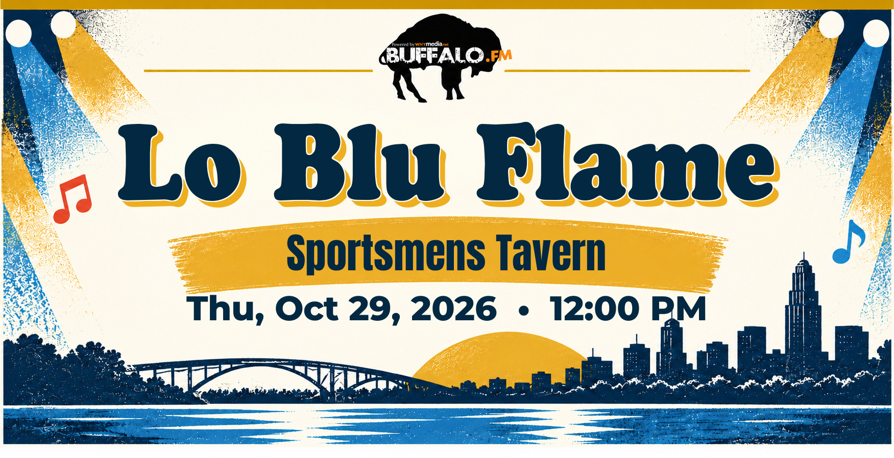 Lo Blu Flame at Sportsmens Tavern, Thu, Oct 29, 2026, 12:00 PM