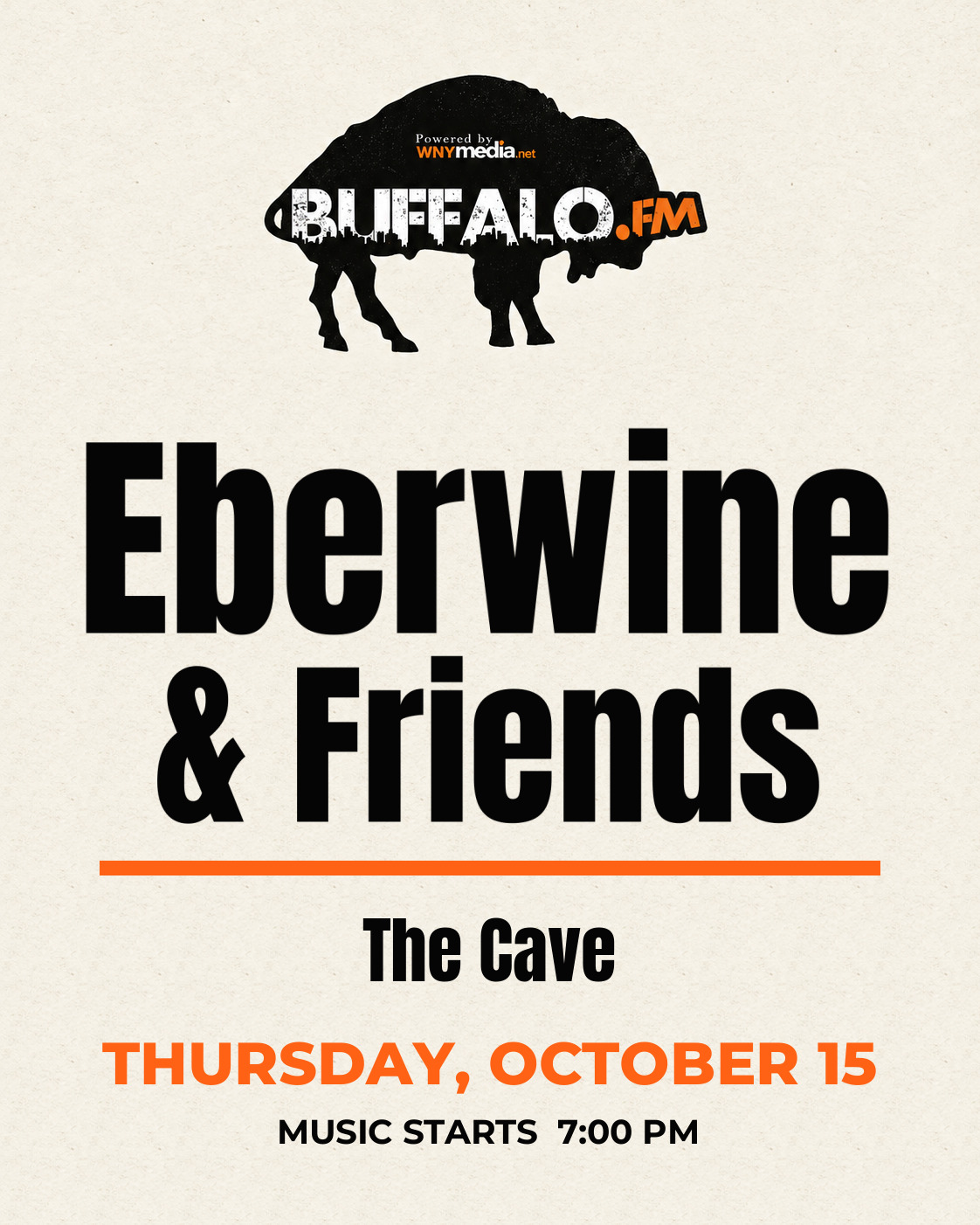 Eberwine & Friends at The Cave, Thursday, October 15, 7:00 PM