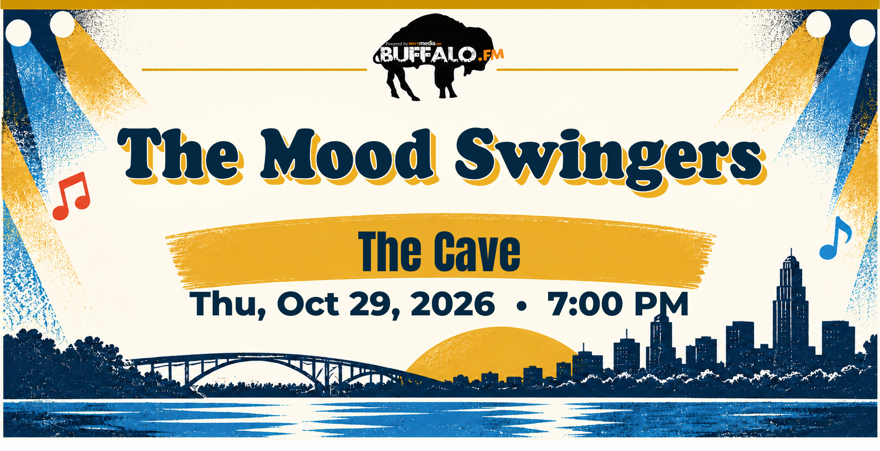 The Mood Swingers at The Cave, Thu, Oct 29, 2026, 7:00 PM
