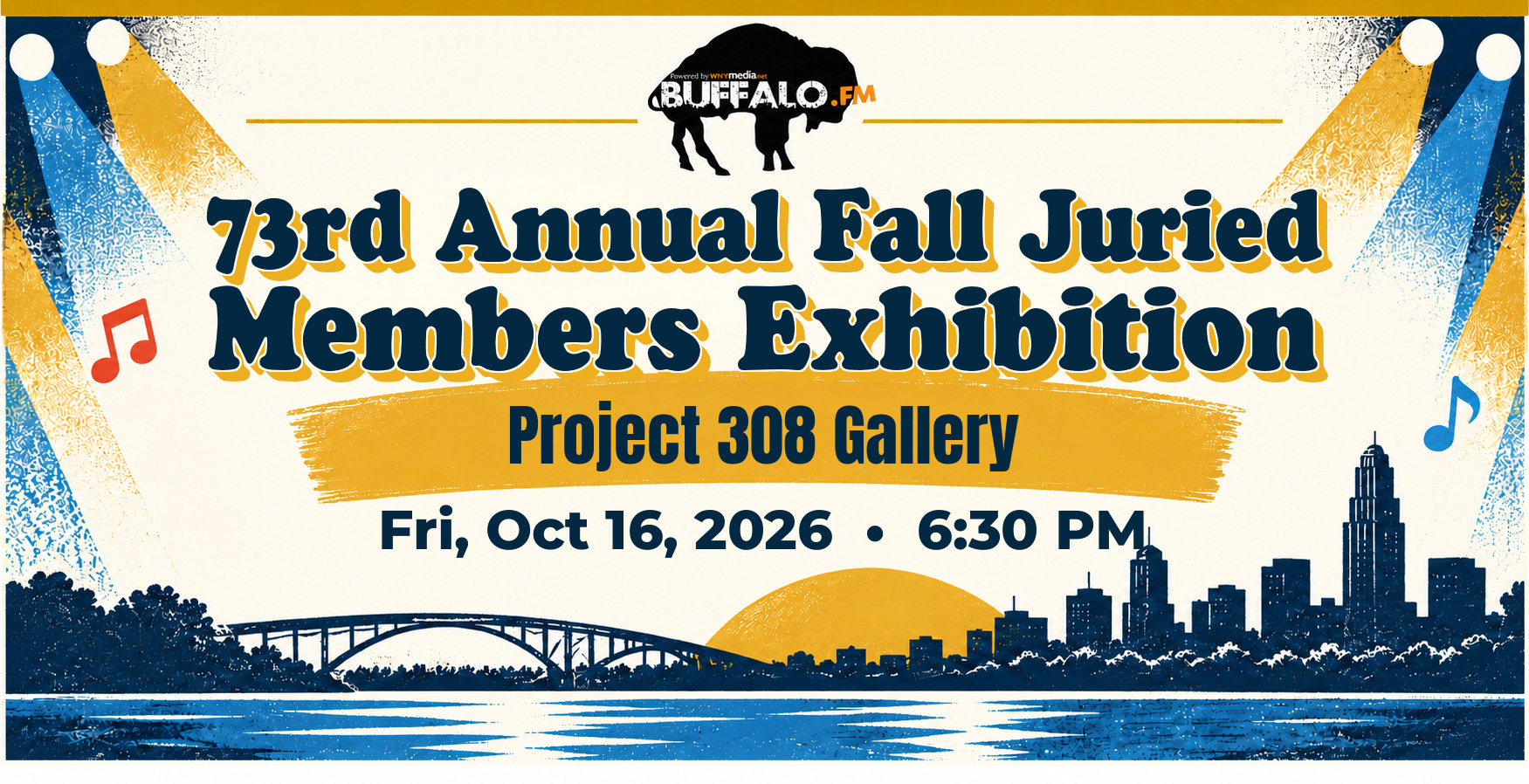 73rd Annual Fall Juried Members Exhibition at Project 308 Gallery, Fri, Oct 16, 2026, 6:30 PM