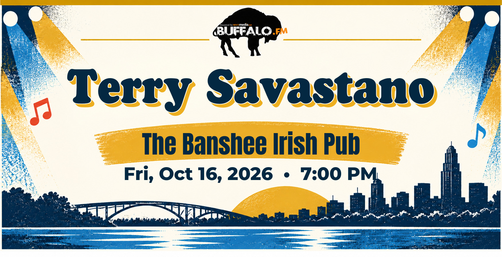 Terry Savastano at The Banshee Irish Pub, Fri, Oct 16, 2026, 7:00 PM