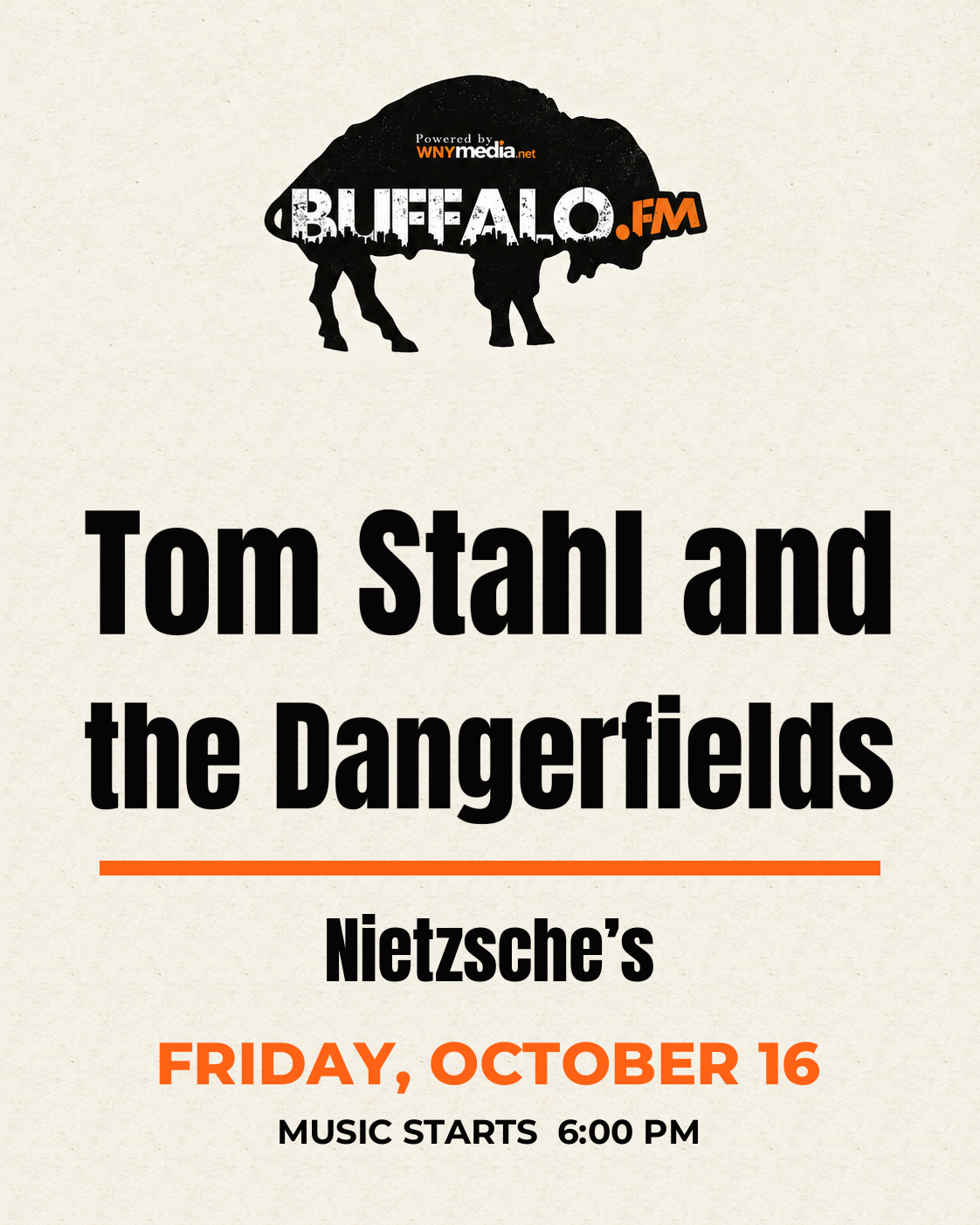 Tom Stahl and the Dangerfields at Nietzsche’s, Friday, October 16, 6:00 PM