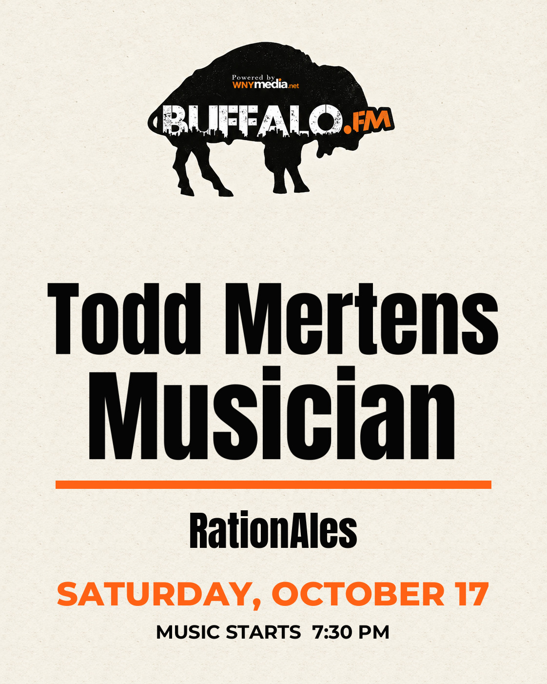 Todd Mertens Musician at RationAles, Saturday, October 17, 7:30 PM