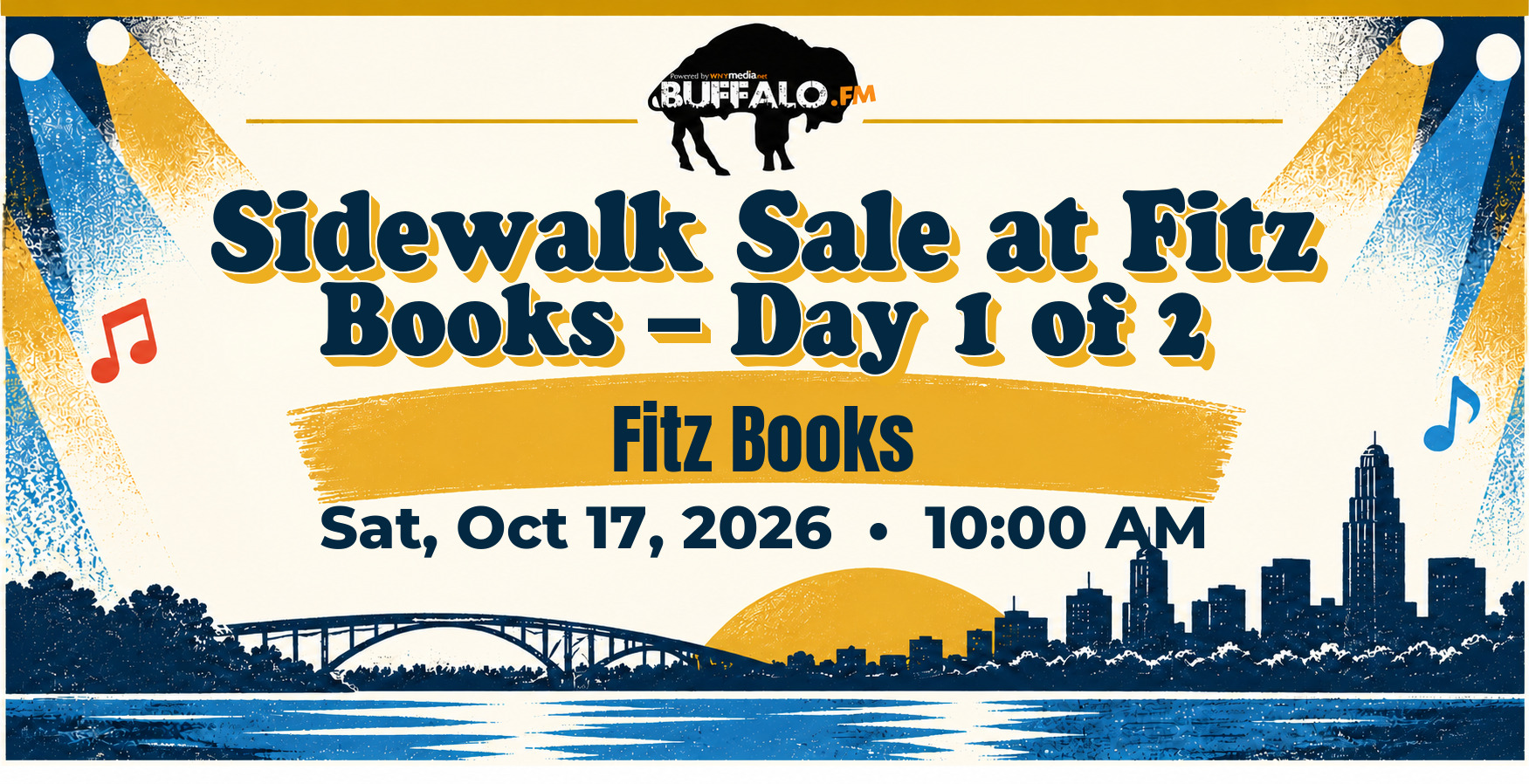 Sidewalk Sale at Fitz Books — Day 1 of 2 at Fitz Books, Sat, Oct 17, 2026, 10:00 AM