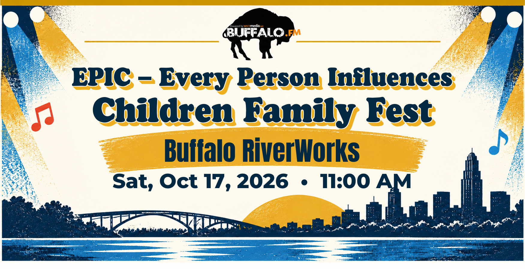 EPIC — Every Person Influences Children Family Fest at Buffalo RiverWorks, Sat, Oct 17, 2026, 11:00 AM