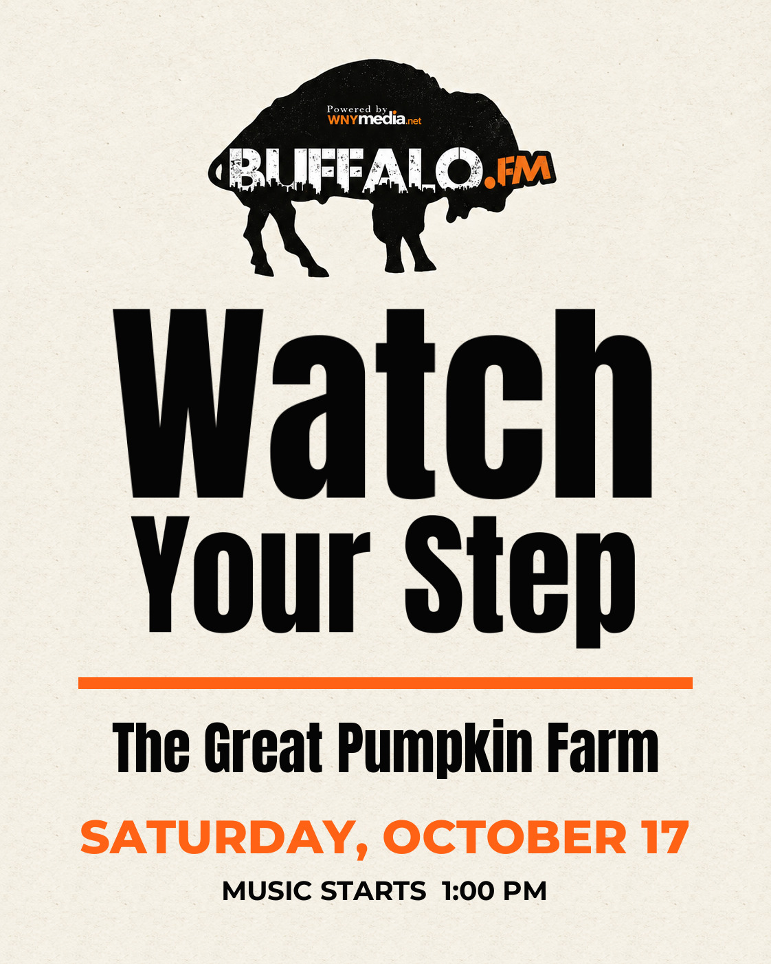 Watch Your Step at The Great Pumpkin Farm, Saturday, October 17, 1:00 PM