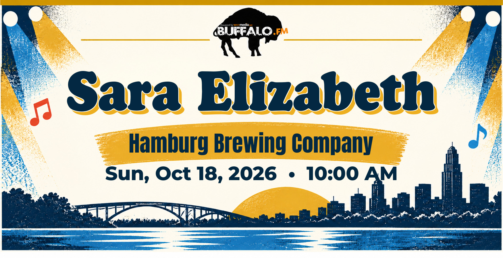 Sara Elizabeth at Hamburg Brewing Company, Sun, Oct 18, 2026, 10:00 AM