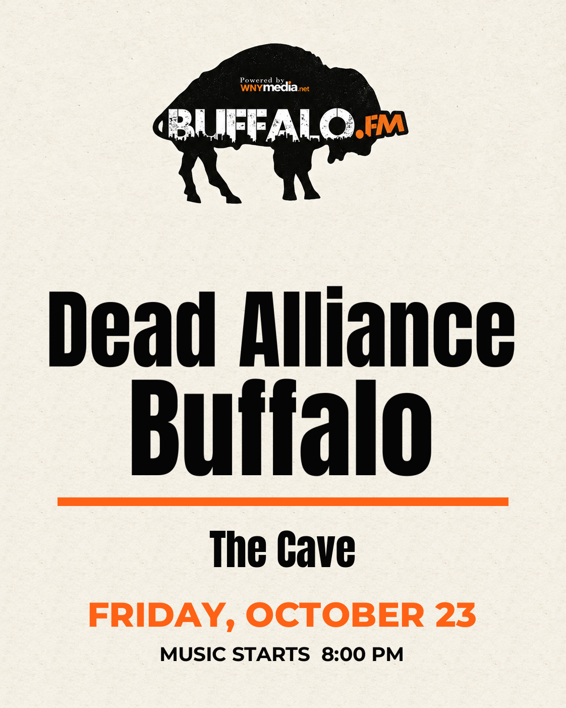 Dead Alliance Buffalo at The Cave, Friday, October 23, 8:00 PM