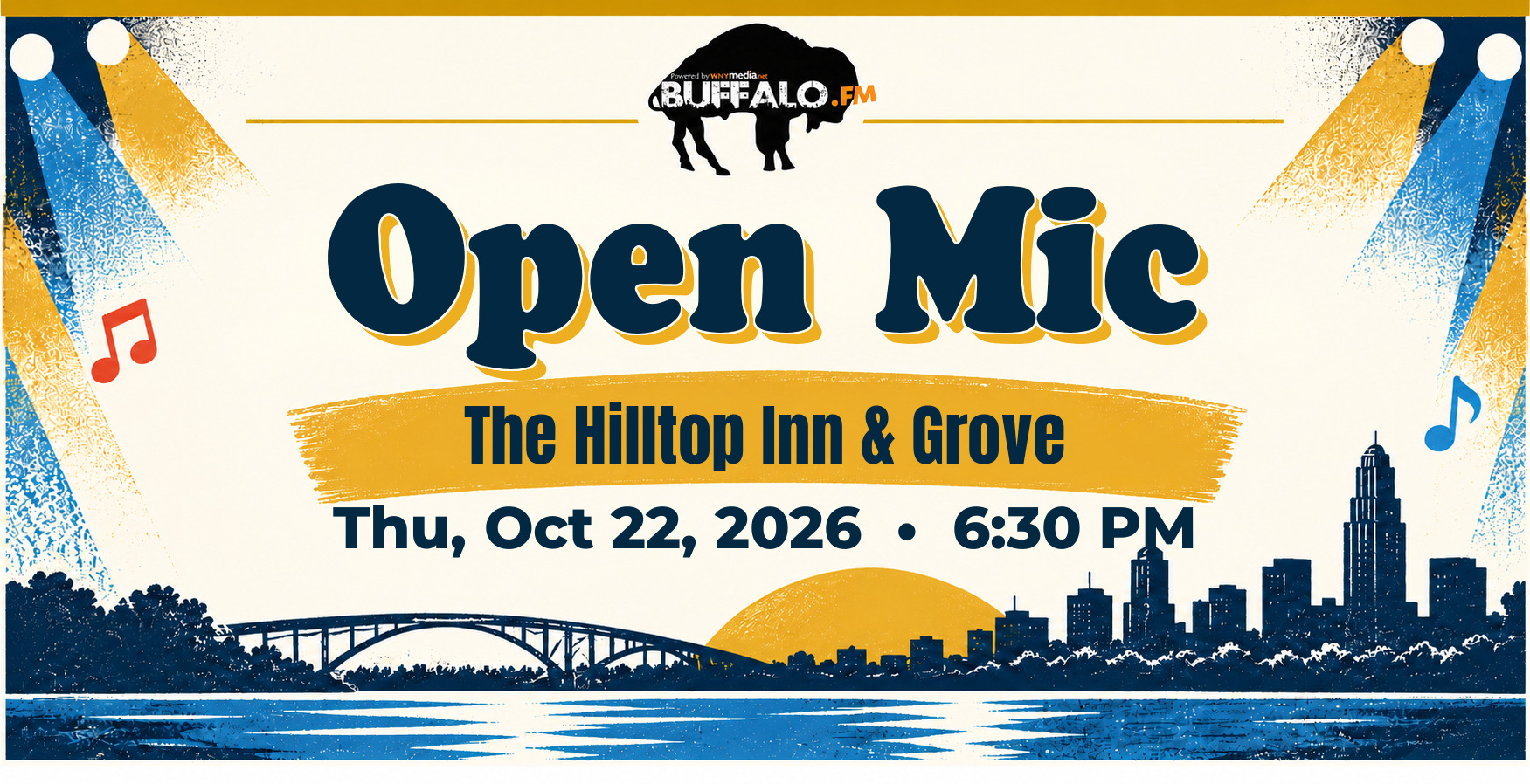Open Mic at The Hilltop Inn & Grove, Thu, Oct 22, 2026, 6:30 PM