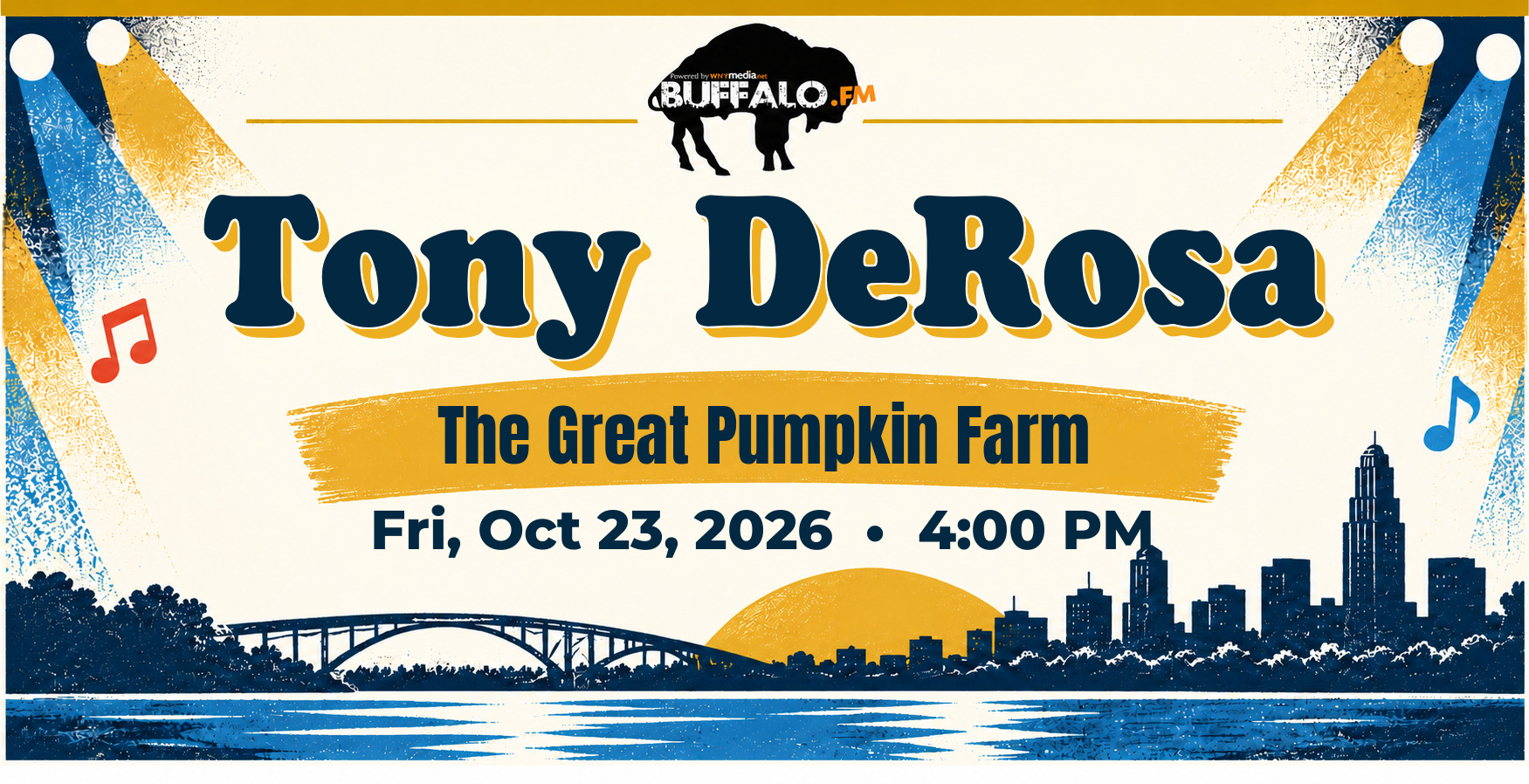 Tony DeRosa at The Great Pumpkin Farm, Fri, Oct 23, 2026, 4:00 PM