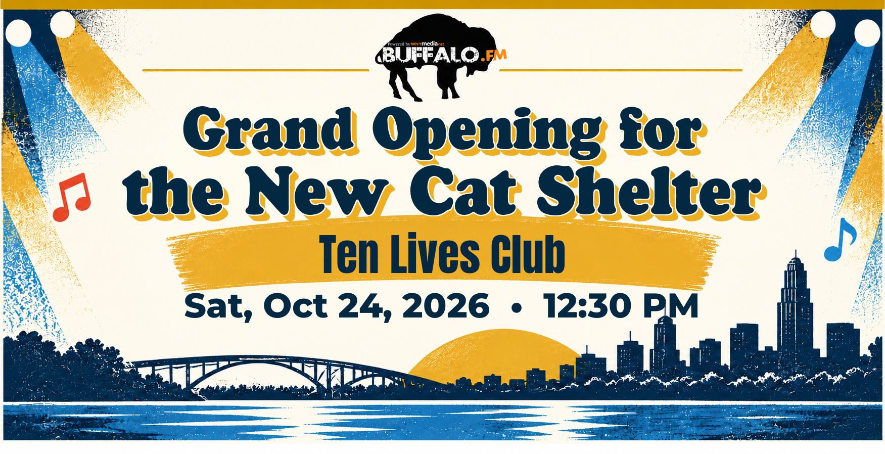 Grand Opening for the New Cat Shelter at Ten Lives Club, Sat, Oct 24, 2026, 12:30 PM