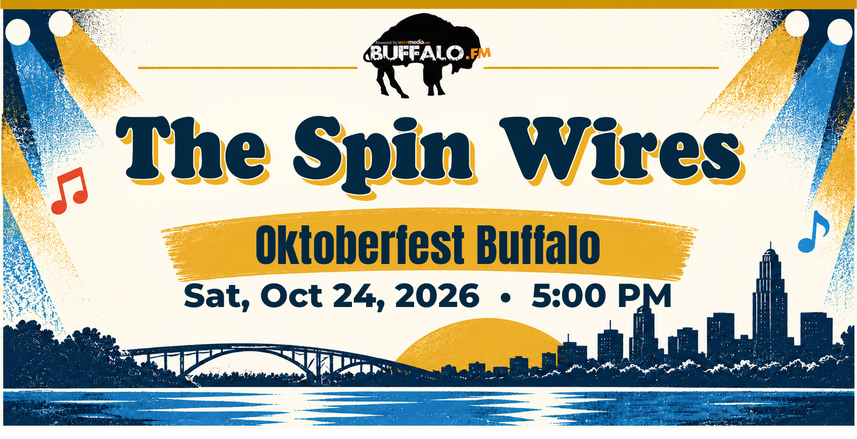 The Spin Wires at Oktoberfest Buffalo, Sat, Oct 24, 2026, 5:00 PM