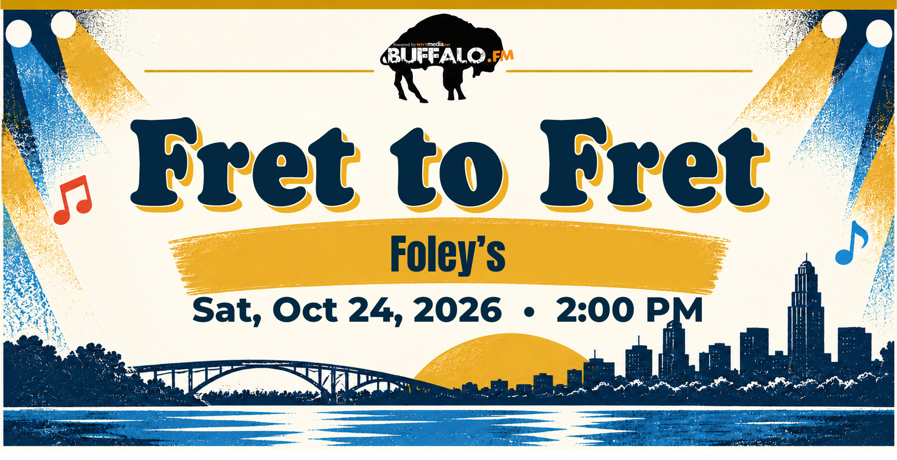 Fret to Fret at Foley’s, Sat, Oct 24, 2026, 2:00 PM