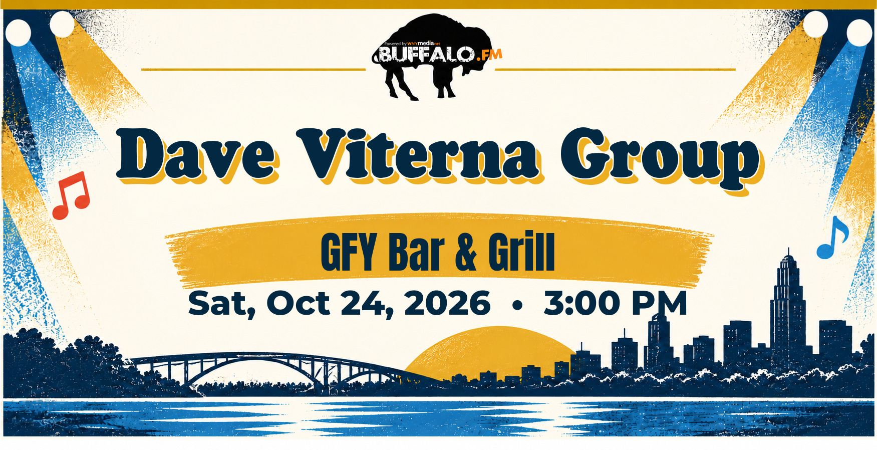 Dave Viterna Group at GFY Bar & Grill, Sat, Oct 24, 2026, 3:00 PM
