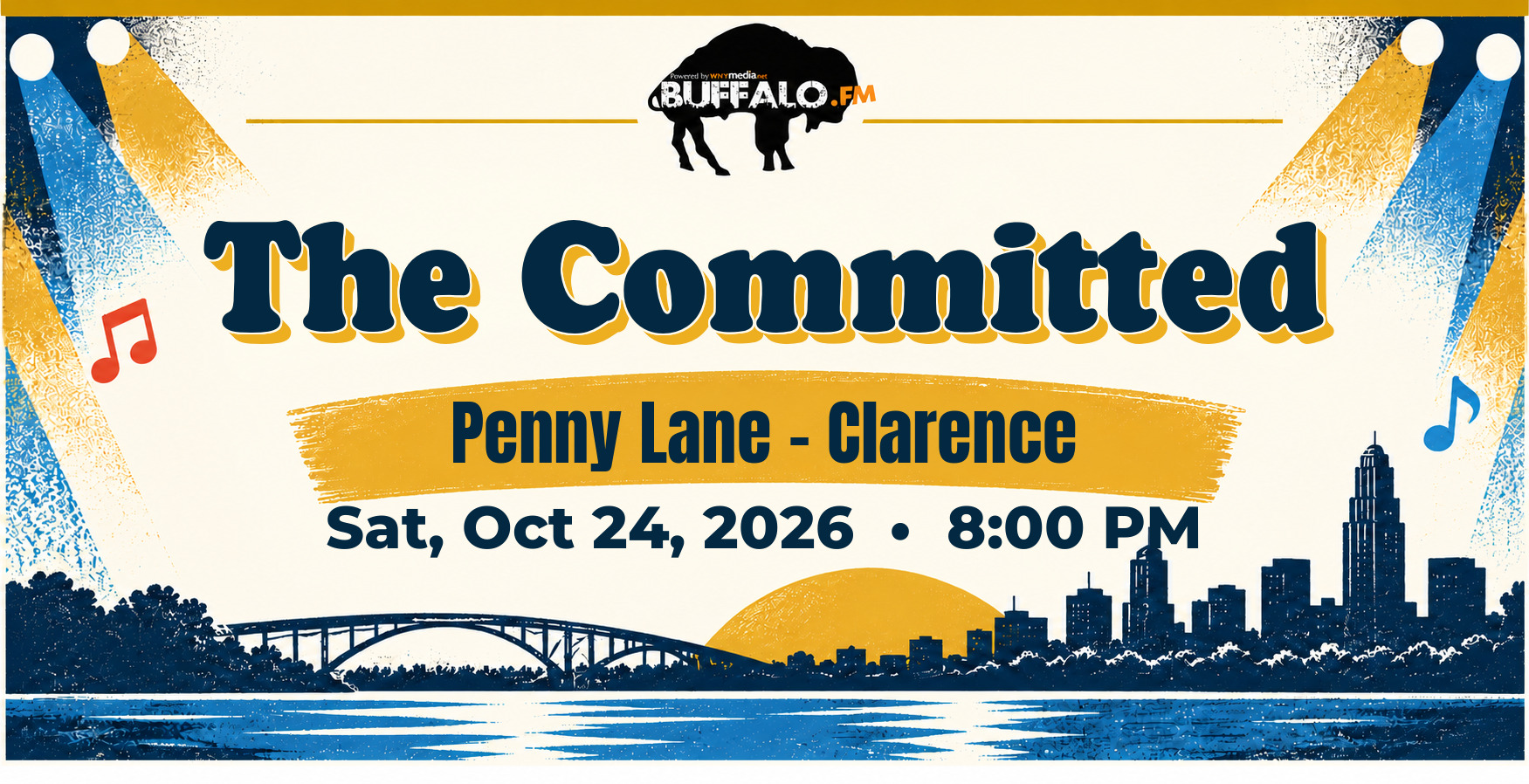 The Committed at Penny Lane – Clarence, Sat, Oct 24, 2026, 8:00 PM