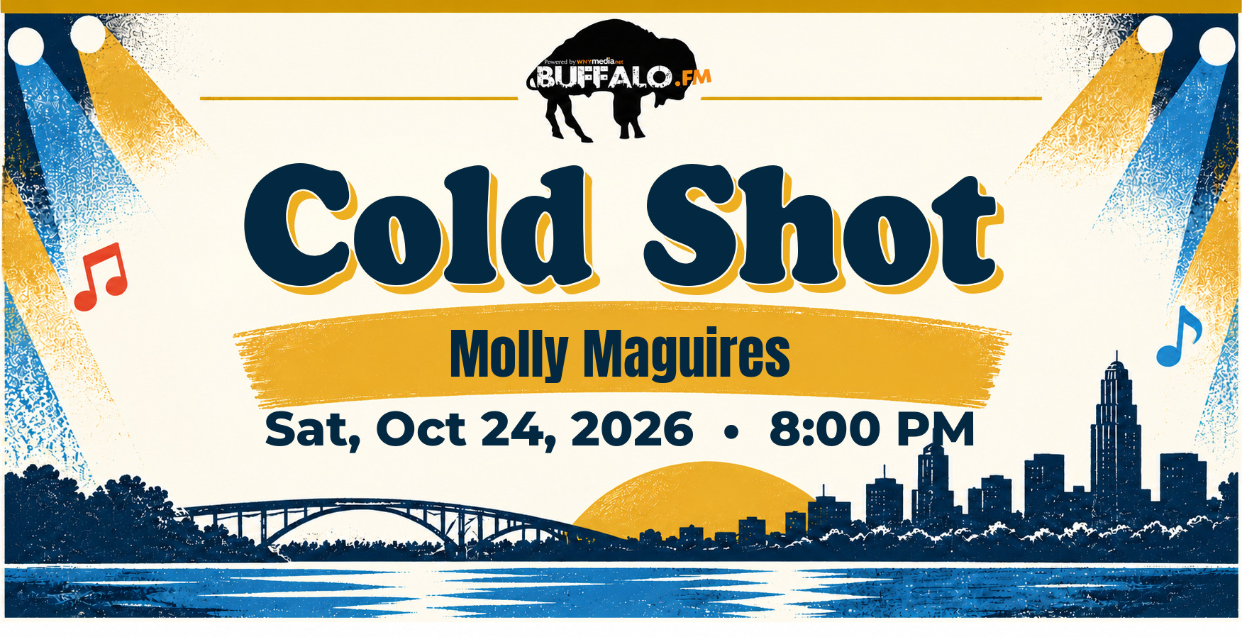 Cold Shot at Molly Maguires, Sat, Oct 24, 2026, 8:00 PM