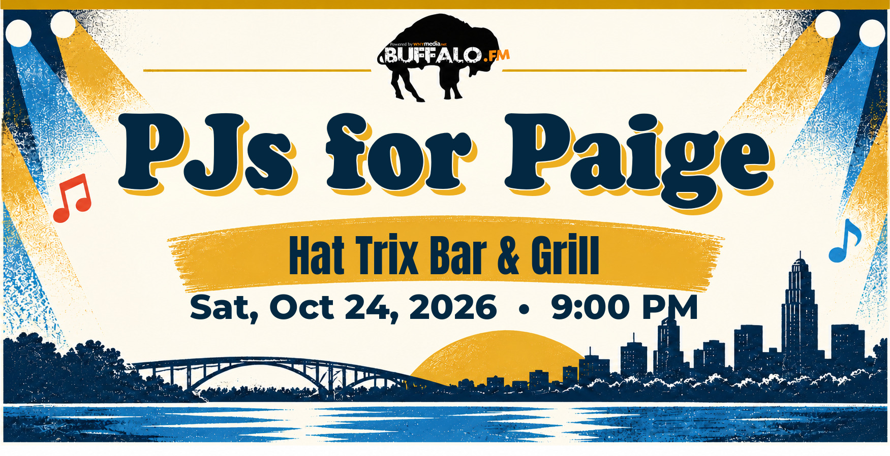 PJs for Paige at Hat Trix Bar & Grill, Sat, Oct 24, 2026, 9:00 PM