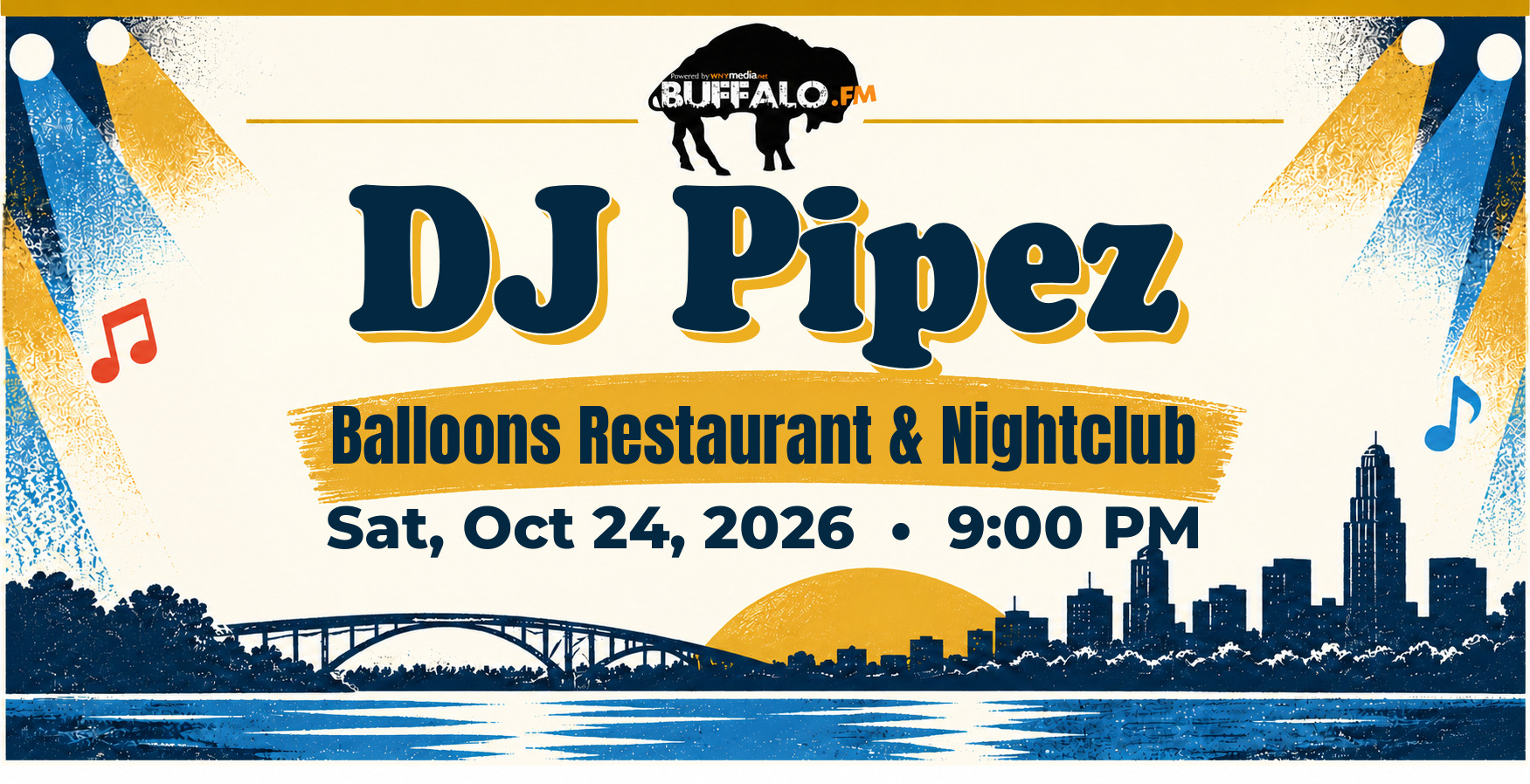 DJ Pipez at Balloons Restaurant & Nightclub, Sat, Oct 24, 2026, 9:00 PM