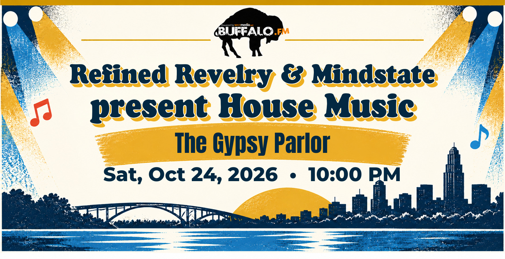 Refined Revelry & Mindstate present House Music at The Gypsy Parlor, Sat, Oct 24, 2026, 10:00 PM