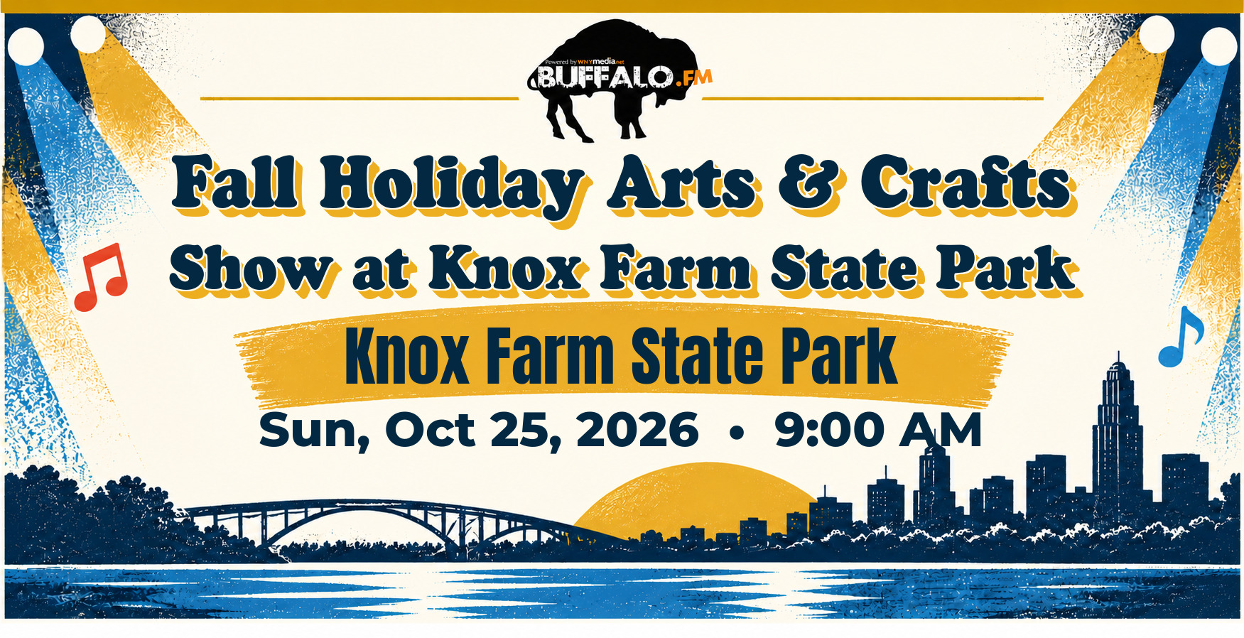 Fall Holiday Arts & Crafts Show at Knox Farm State Park at Knox Farm State Park, Sun, Oct 25, 2026, 9:00 AM