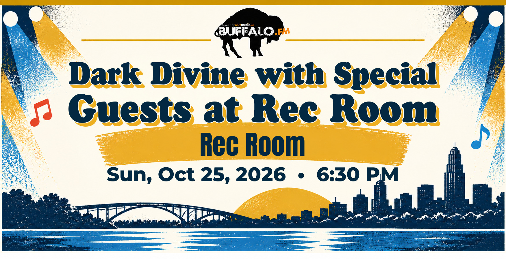 Dark Divine with Special Guests at Rec Room at Rec Room, Sun, Oct 25, 2026, 6:30 PM