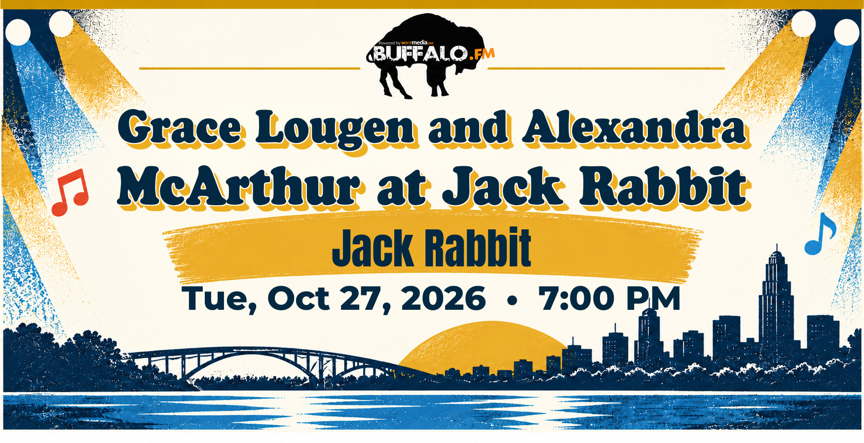 Grace Lougen and Alexandra McArthur at Jack Rabbit at Jack Rabbit, Tue, Oct 27, 2026, 7:00 PM