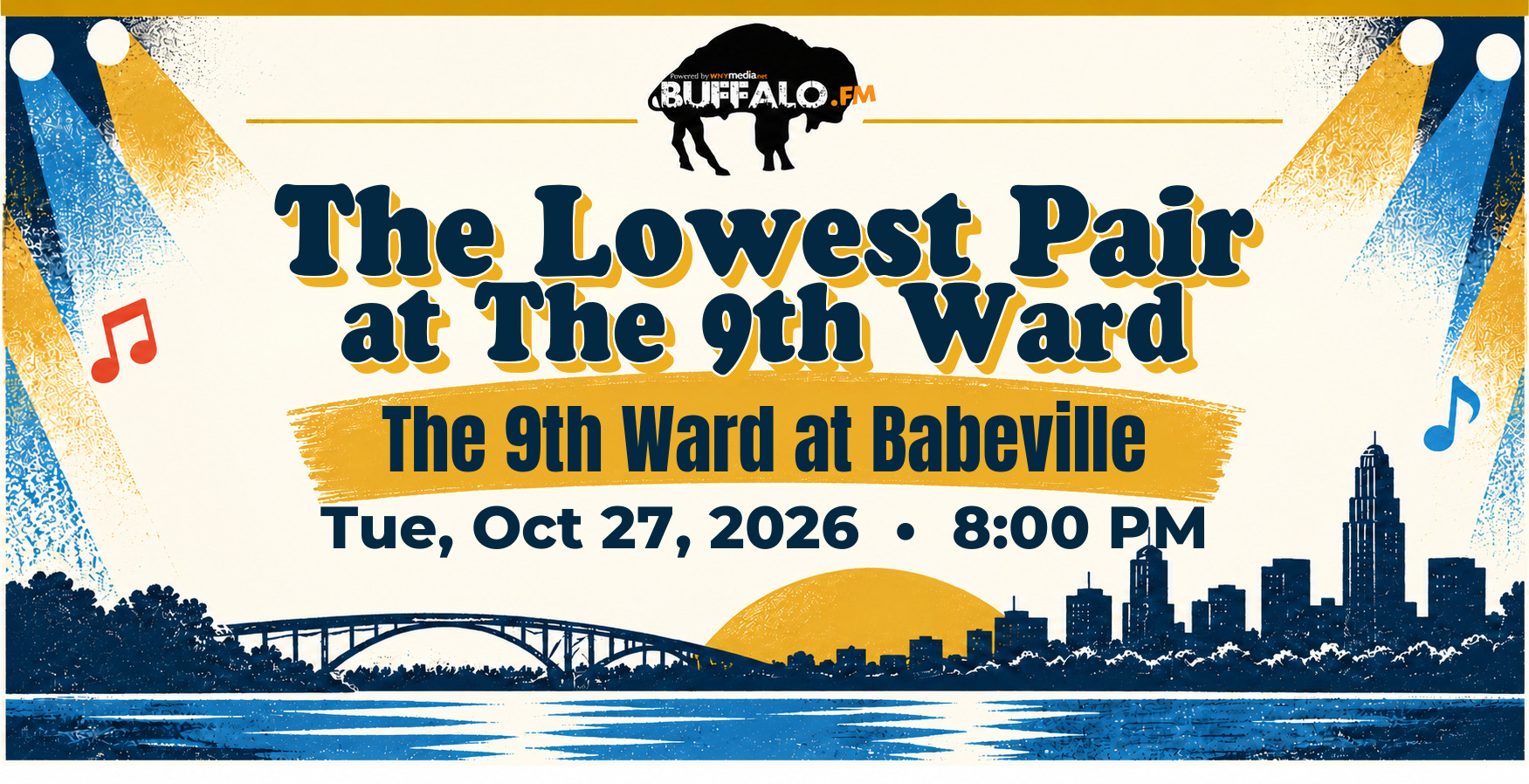 The Lowest Pair at The 9th Ward at The 9th Ward at Babeville, Tue, Oct 27, 2026, 8:00 PM