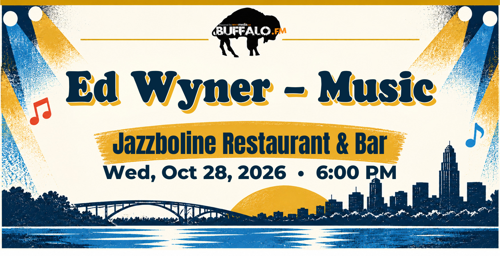 Ed Wyner – Music at Jazzboline Restaurant & Bar, Wed, Oct 28, 2026, 6:00 PM