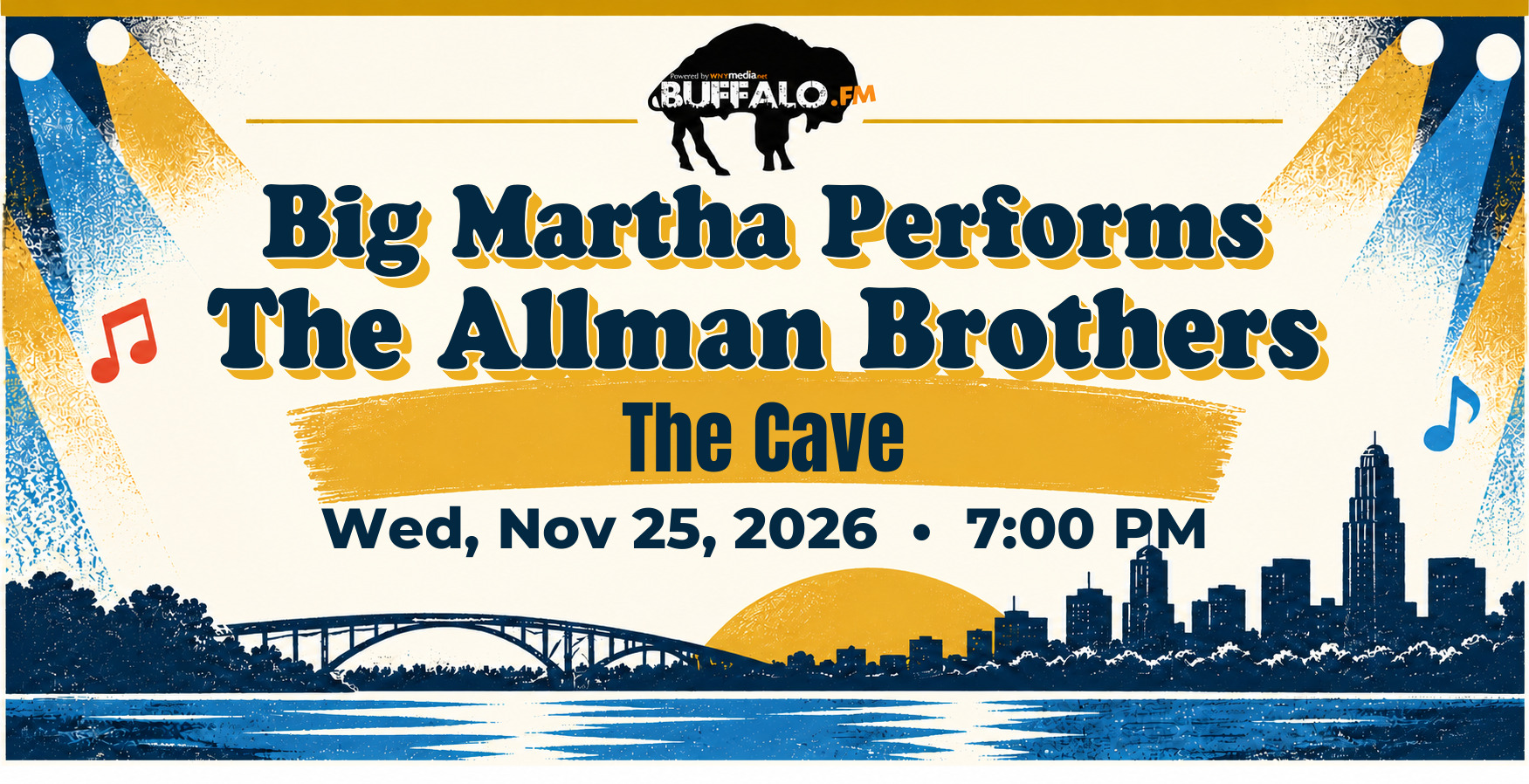 Big Martha Performs The Allman Brothers at The Cave, Wed, Nov 25, 2026, 7:00 PM