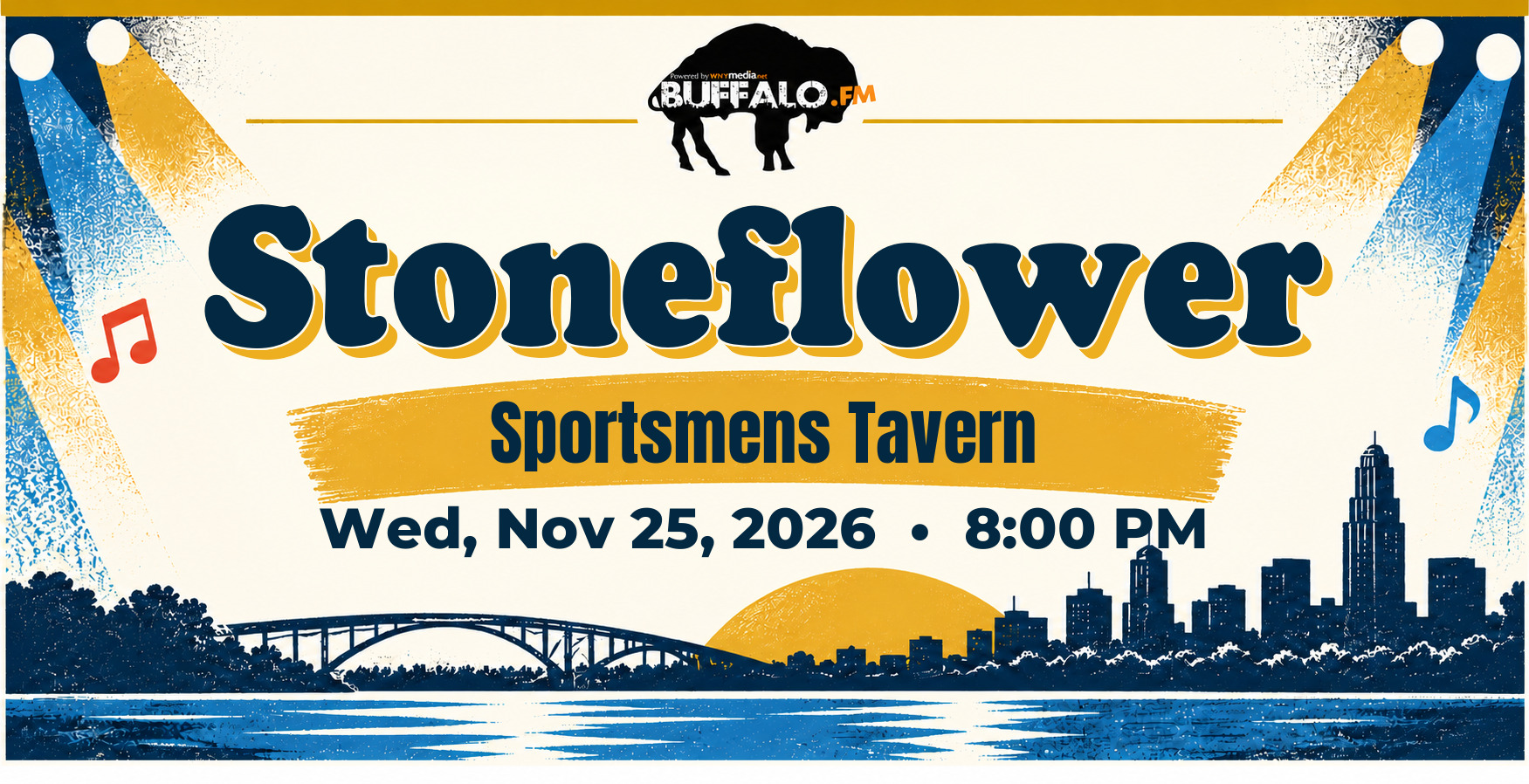 Stoneflower at Sportsmens Tavern, Wed, Nov 25, 2026, 8:00 PM