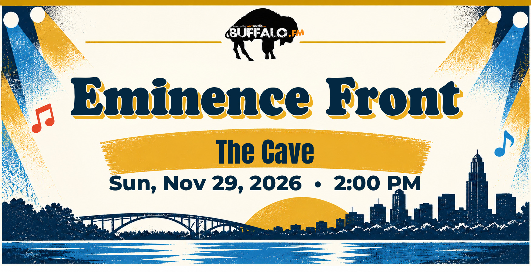 Eminence Front at The Cave, Sun, Nov 29, 2026, 2:00 PM